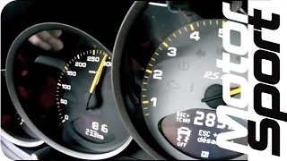 0-300 km/h Porsche 911 GT3 RS 4.0 (Motorsport)