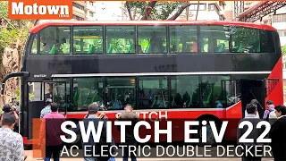 Switch EiV 22 electric air-conditioned double-decker bus | A quick Look | Motown India