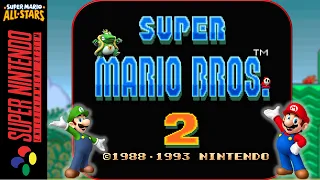 [LONGPLAY] SNES - Super Mario All Stars [Super Mario Bros. 2] (FHD, 60FPS)