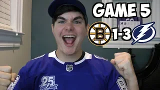 BOLTS MOVE ON TO THE ECF! Boston Bruins vs Tampa Bay Lightning Game 5 Recap (BOS 1-3 TBL)
