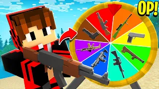 The Roulette of OP Guns in Minecraft !!!