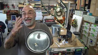 Converting a paint pot into a pressure pot for resin casting