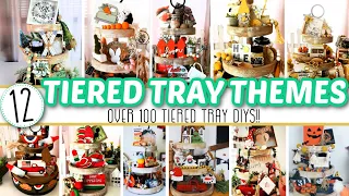 OVER 100 TIERED TRAY DIYS!! | Hours Of Tiered Tray Decor Inspo For Every Season & Holiday!