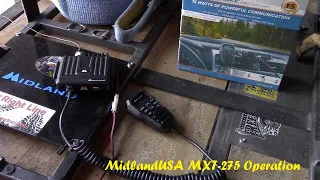 MidlandUSA MXT-275 Operation