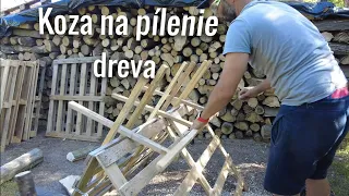 Ako vyrobiť kozu na pílenie dreva? vlog_148