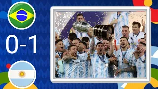 Argentina vs Brazil 1-0 Copa America Final 2021 Full Highlights