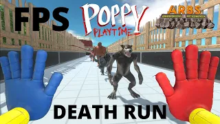 CHALLENGE FPS POPPY PLAYTIME DEATH RUN  -  ANIMAL REVOLT BATTLE SIMULATOR