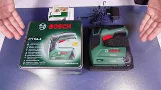 BOSCH PTK 3,6 LI Tacker Unboxing