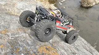 Axial Wraith DIGUNIT 2.2inch ALUMINUM WHEEL FRONT 220g WEIGHT{いつものお岩へ！続編}