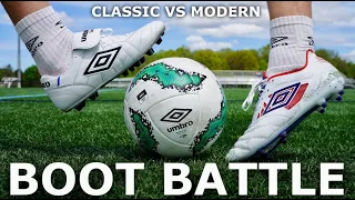 Classic Vs Modern Football Boot Battle | Umbro Speciali 24 Vs Tocco IV