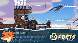 Forts - High Seas [FR] Je construis un porte-avion pour détruire l'ennemi!