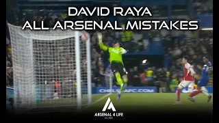 All David Raya Mistakes For Arsenal