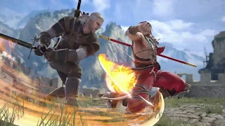 Soul Calibur 6 Geralt Gameplay - Witcher 3 Character Reveal Trailer, PS4, X1, PC