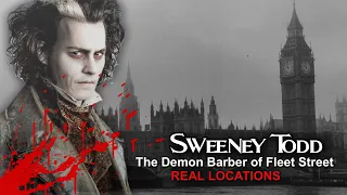 Sweeney Todd the Demon Barber of Fleet Street - The REAL Penny Dreadful London Locations   4K