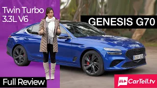 2022 Genesis G70 Sport review | Australia