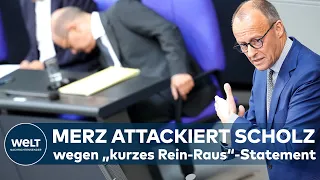 „Jetzt beruhigen sie sich doch mal“ - MERZ reagiert auf Zwischenrufe im Bundestag
