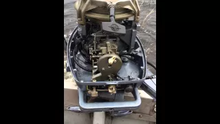 1974 Evinrude 25 hp outboard idle problems