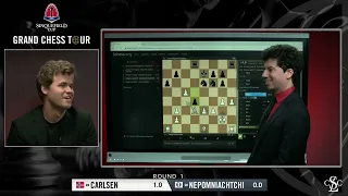 Carlsen: Nepo Not in Shape, Played Too Fast | Round 1