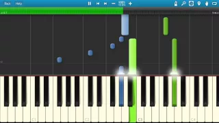 Sia feat. The Weeknd & Diplo - Elastic Heart [Piano Tutorial] Synthesia