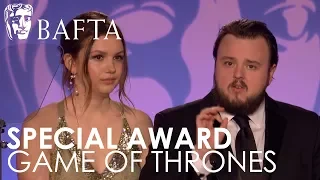 John Bradley & Hannah Murray Accept Special Award for Game of Thrones | BAFTA TV Craft Awards 2018