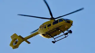 East Anglian Air Ambulance H145 G-RESU retrofitted with the five-bladed rotor head