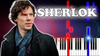 Sherlock - Irene Adler's Theme - Piano Tutorial