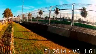 F1 engine sound comparison - 2013/2014 Australian GP