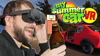 Odpaliłem My Summer na goglach VR - My Summer Car (HTC VIVE XR VR)