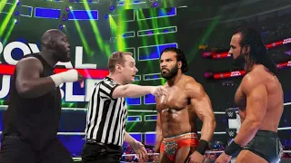 WWE, Full match , Omos Jordan omogbehin vs Drew McIntyre vs Jinder Mahal : Royal rumble