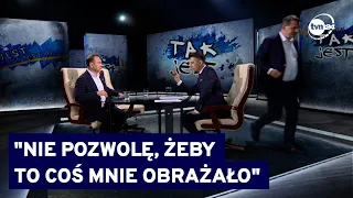 Poseł PiS wyszedł ze studia po kłótni z posłem Lewicy @TVN24