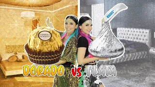 CHICA DORADA 👑VS CHICA PLATEADA💍 - Desafio de Colores / Gaby y Gilda