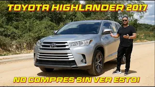 Así salen las TOYOTA HIGHLANDER 2017 usadas con muchas millas?