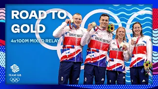 SWIMMING GOLD & NEW WR!!! 🔥 | Mixed 4x100m Medley Relay Team's Road To Gold | Team GB