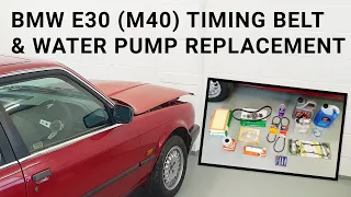 BMW E30 Timing Belt, Water Pump, Thermostat and Major Service Guide | 316i & 318i, M40 Engine