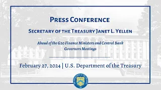 Press Conference | Secretary of the Treasury Janet L. Yellen in São Paulo, Brazil