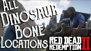 Red Dead Redemption 2 - All 30 Dinosaur Bone Locations - A Test of Faith (Jawbone Knife Reward) RDR2