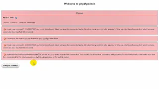 How to fix phpmyadmin access denied error