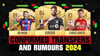 NEW CONFIRMED TRANSFERS & RUMOURS! 🤪🔥 ft. Giroud, Neymar, Gibbs-White... etc