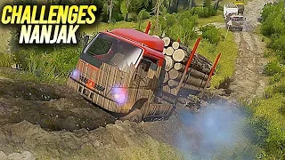 Truk Canter Gagal Nanjak di Jalur Ini - Spintires Mudrunner