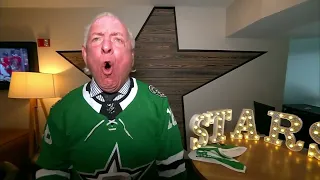 The Nature Boy Ric Flair at the Vegas, Dallas game 4 2022 - 2023 Playoffs