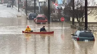 Flooded Princeton, B.C., faces days without heat, says mayor