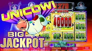 BIG JACKPOT!!! LIVE UNICOW!!! 590+ FREE GAMES - Invaders Attack From the Planet Moolah CASINO SLOTS