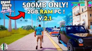 GTA Vice City Remastered 2021 For 2GB Ram PC ||Graphics Like Real Life