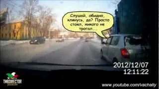 Аварии на регистратор часть 11. зима 2012/ crash on the DVR part 11