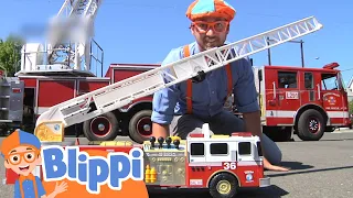 Blippi Explores a Fire Truck | Learning Videos For Kids | Education Show For Toddlers