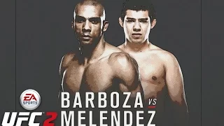 Gilbert Melendez ~VS~ Edson Barbosa 《Ea Sport UFC 2 Simulation Match》