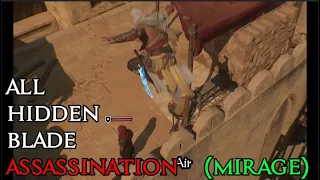 All Hidden Blade assassination in Assassin's Creed Mirage (Animation)