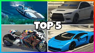 Die TOP 5 BESTE AUTOS in GTA 5 ONLINE in 2023❗️Schnellste Autos GTA 5 - die besten Fahrzeuge GTA 5