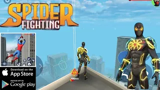 Spider fighting hero gameplay I Android & iOS