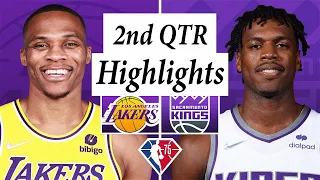 Los Angeles Lakers vs. Sacramento Kings Full Highlights 2nd Quarter | NBA Season 2021-22